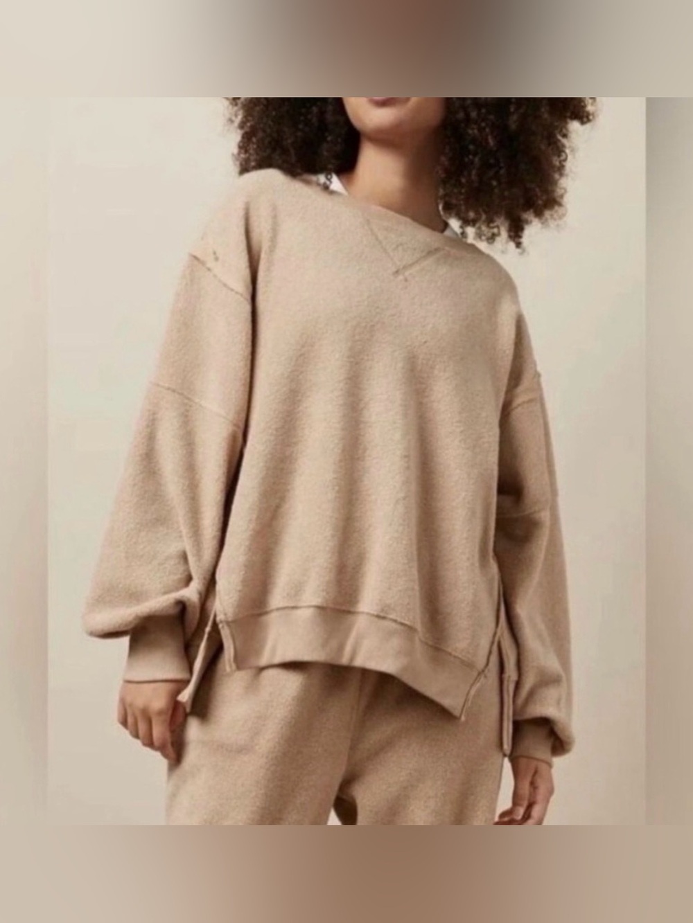 American Eagle Seriously Huggable OVERSIZED FLEECE SWEATSHIRT